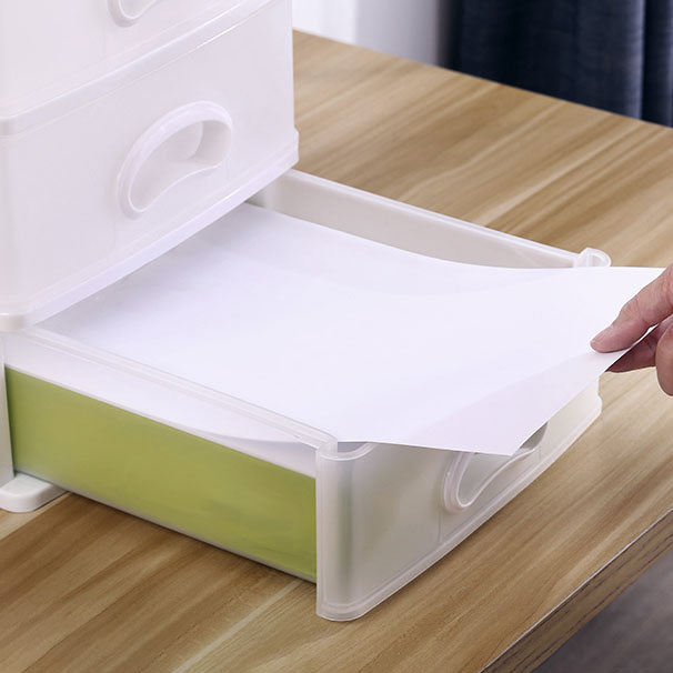 Cajones modernos Cajones de archivos de plástico vertical para la oficina en casa