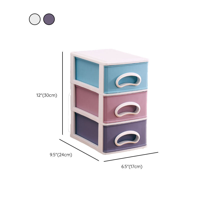 Cajones modernos Cajones de archivos de plástico vertical para la oficina en casa