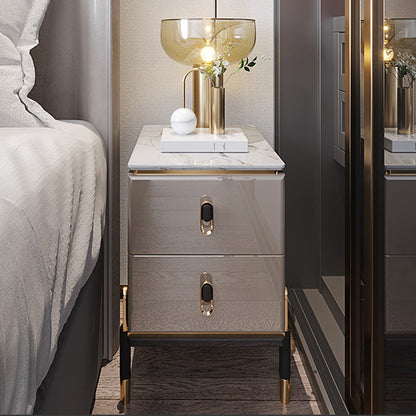 Tavolo accento contemporaneo comodino in pietra tavolo da notte per camera da letto