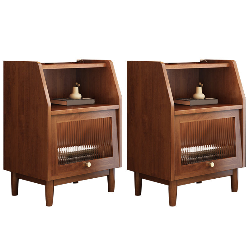 現代的なアクセントテーブルナイトスタンドオープンストレージナイトスタンド