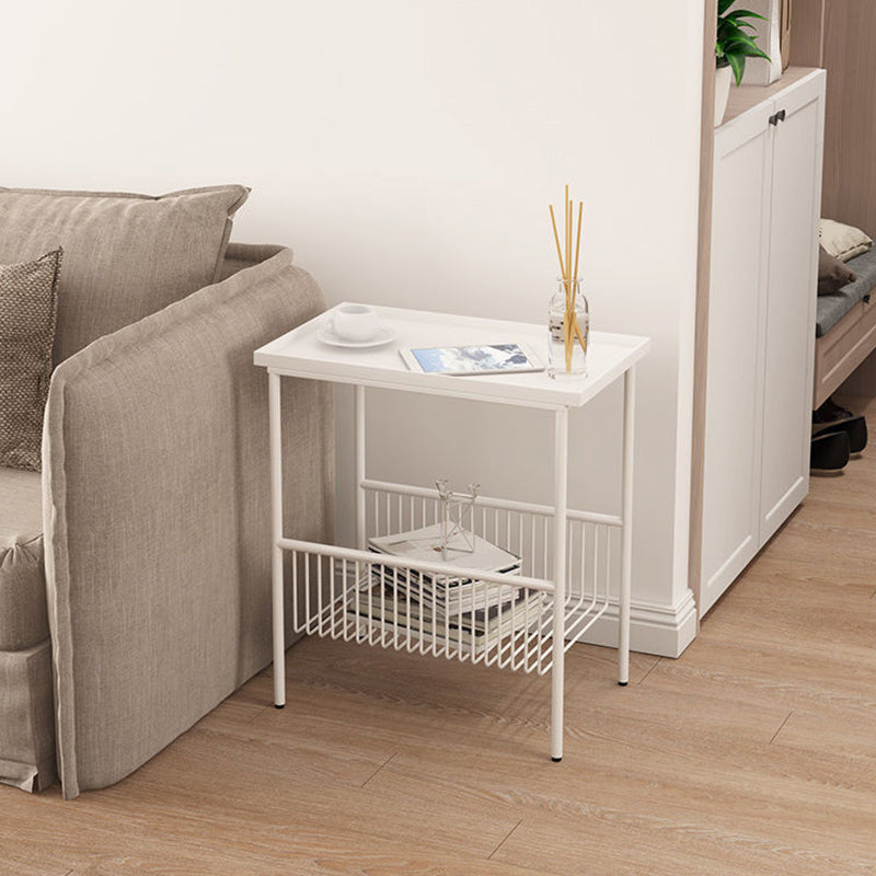 Comodino da tavolo accento glam comodino di finitura antica con gambe