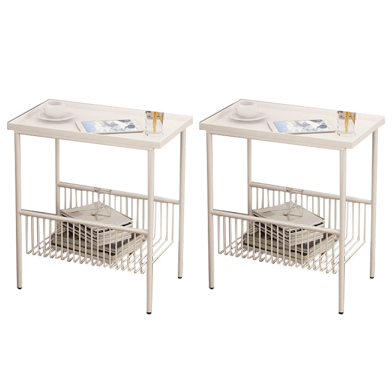 Comodino da tavolo accento glam comodino di finitura antica con gambe