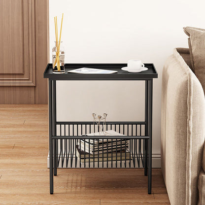 Comodino da tavolo accento glam comodino di finitura antica con gambe