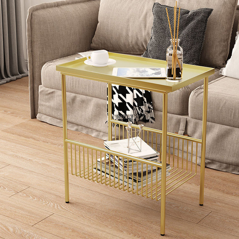 Comodino da tavolo accento glam comodino di finitura antica con gambe