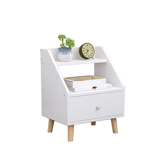 モダンなアクセントテーブルナイトスタンドアンティークフィニッシュナイトテーブルと足の