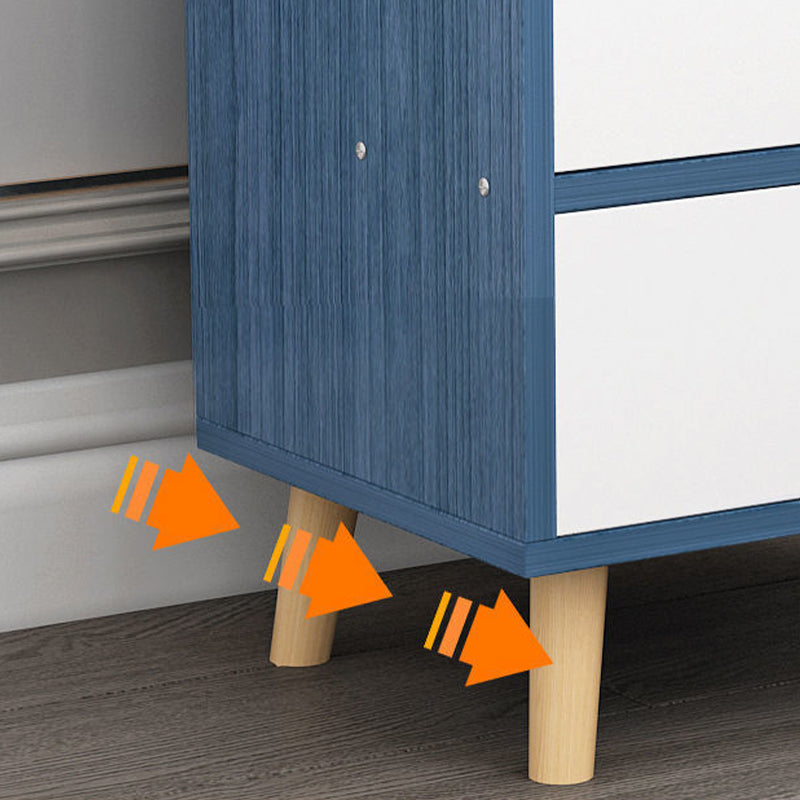 Tavolo da accento moderno comodino antico tavolo notturno di finitura antica con gambe