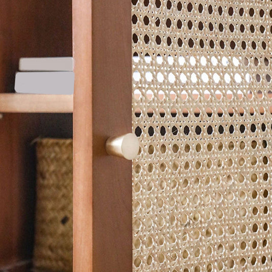 ドア付きの現代的なベッドサイドキャビネットアンティーク仕上げベッドナイトスタンド