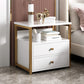 Drawer Storage Accent Table Nightstand Antique Finish Modern Bed Nightstand White 1 Piece 2 Clearhalo 'Bedroom Furniture' 'furn' 'furn_night_stand' 'Furniture' 'night_stand' 'Nightstands' 6958965