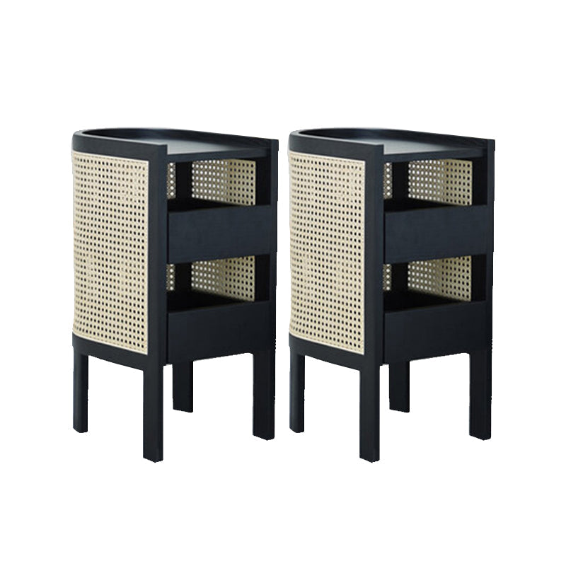 Open opslag eigentijds accenttafel nachtkastje antiek afwerking nachtkastje met planken met planken