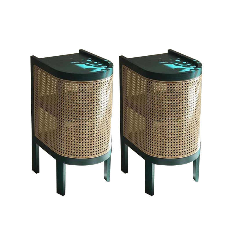 Open opslag eigentijds accenttafel nachtkastje antiek afwerking nachtkastje met planken met planken