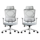 Fixed Arms Desk Chair Adjustable Seat Height Chair with Breathable Back 2 Piece Set Clearhalo 'furn' 'furn_office_chair' 'Furniture' 'Office Chairs' 'Office Furniture' 'office_chair' 6959103