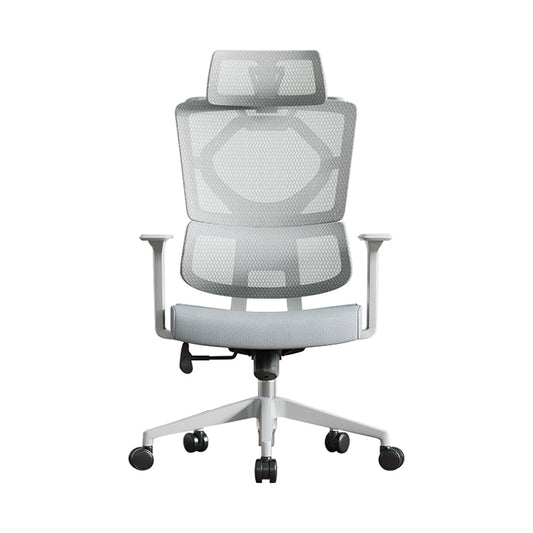 Fixed Arms Desk Chair Adjustable Seat Height Chair with Breathable Back Clearhalo 'furn' 'furn_office_chair' 'Furniture' 'Office Chairs' 'Office Furniture' 'office_chair' 6959110