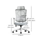 Fixed Arms Desk Chair Adjustable Seat Height Chair with Breathable Back Clearhalo 'furn' 'furn_office_chair' 'Furniture' 'Office Chairs' 'Office Furniture' 'office_chair' 6959115