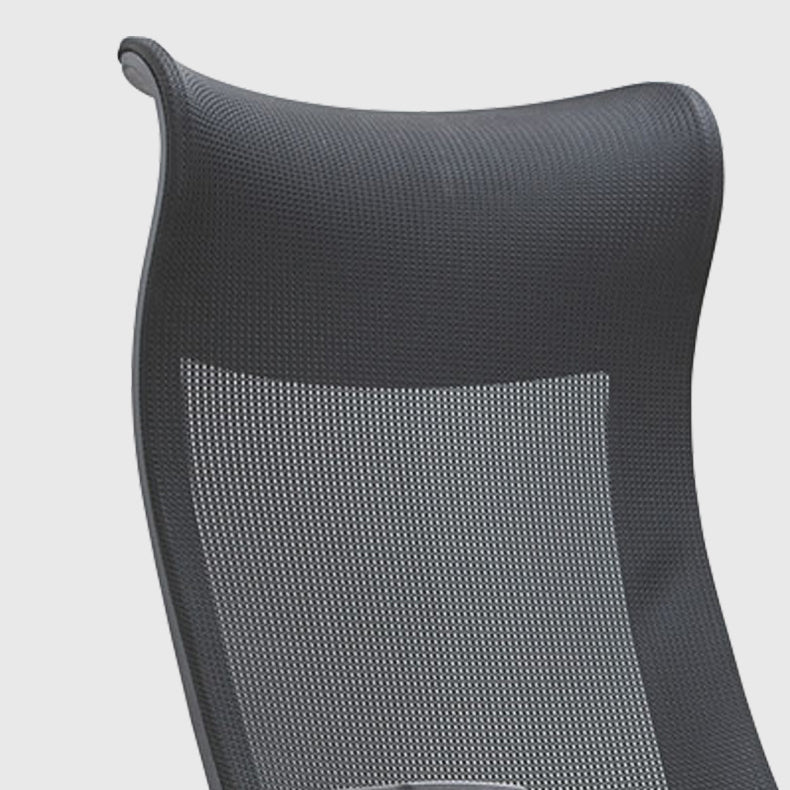 Chaise de bureau à bras fixe chaise de hauteur de siège réglable moderne avec dos respirant