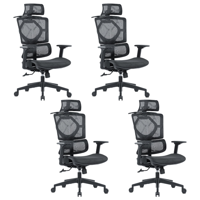 Sedia da scrivania armi rimovibile nessuna sedia da ufficio ergonomica angosciante con schiena traspirante