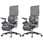 Removable Arms Desk Chair Modern No Distressing Chair with Breathable Back Black 2 Piece Set Clearhalo 'furn' 'furn_office_chair' 'Furniture' 'Office Chairs' 'Office Furniture' 'office_chair' 6959193