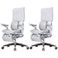 Removable Arms Desk Chair Modern No Distressing Chair with Breathable Back Grey 2 Piece Set Clearhalo 'furn' 'furn_office_chair' 'Furniture' 'Office Chairs' 'Office Furniture' 'office_chair' 6959203