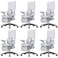 Removable Arms Desk Chair Modern No Distressing Chair with Breathable Back Grey 6 Piece Set Clearhalo 'furn' 'furn_office_chair' 'Furniture' 'Office Chairs' 'Office Furniture' 'office_chair' 6959207