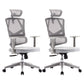 Removable Arms Desk Chair Modern Adjustable Seat Height Swivel Chair Grey 2 Piece Set Clearhalo 'furn' 'furn_office_chair' 'Furniture' 'Office Chairs' 'Office Furniture' 'office_chair' 6959231