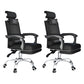 Contemporary Black Managers Chair Padded Arms Executive Chair for Office 2 Piece Set Clearhalo 'furn' 'furn_office_chair' 'Furniture' 'Office Chairs' 'Office Furniture' 'office_chair' 6959269