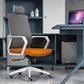 Silla de oficina moderna brazos fijos altura de asiento ajustable altura giratoria con espalda transpirable