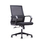Silla de oficina moderna brazos fijos altura de asiento ajustable altura giratoria con espalda transpirable