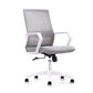 Silla de oficina moderna brazos fijos altura de asiento ajustable altura giratoria con espalda transpirable
