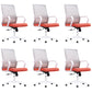 Silla de oficina moderna brazos fijos altura de asiento ajustable altura giratoria con espalda transpirable