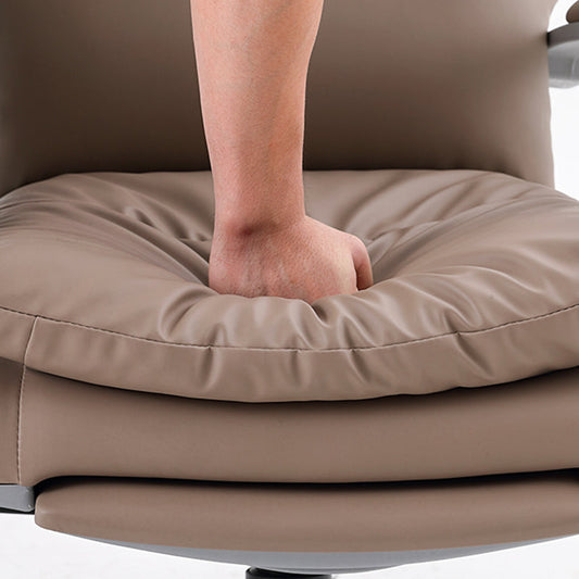 Modern Padded Arms Desk Chair Ergonomic Office Chair with Wheels Clearhalo 'furn' 'furn_office_chair' 'Furniture' 'Office Chairs' 'Office Furniture' 'office_chair' 6959322