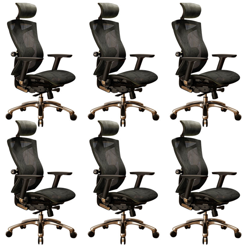 Sedia a braccia rimovibile moderna nessuna sedia da ufficio ergonomica angosciante con schiena traspirante