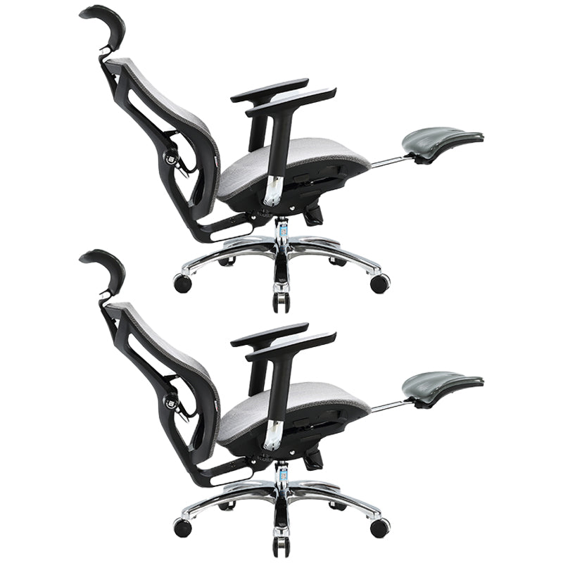 Sedia a braccia rimovibile moderna nessuna sedia da ufficio ergonomica angosciante con schiena traspirante