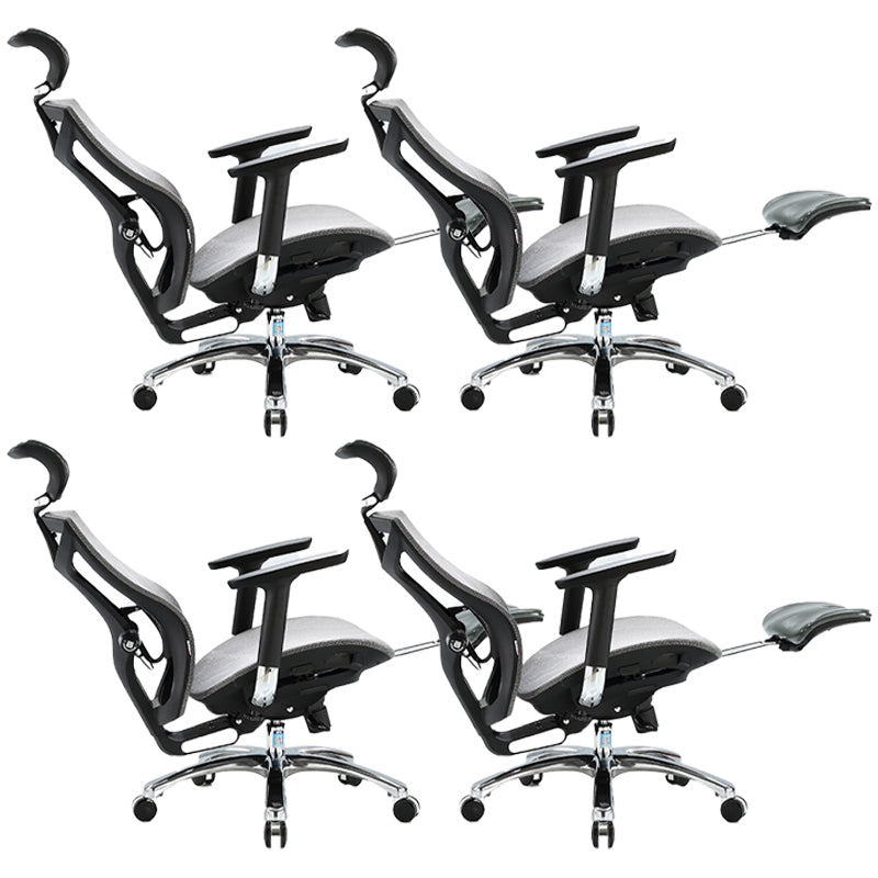 Sedia a braccia rimovibile moderna nessuna sedia da ufficio ergonomica angosciante con schiena traspirante