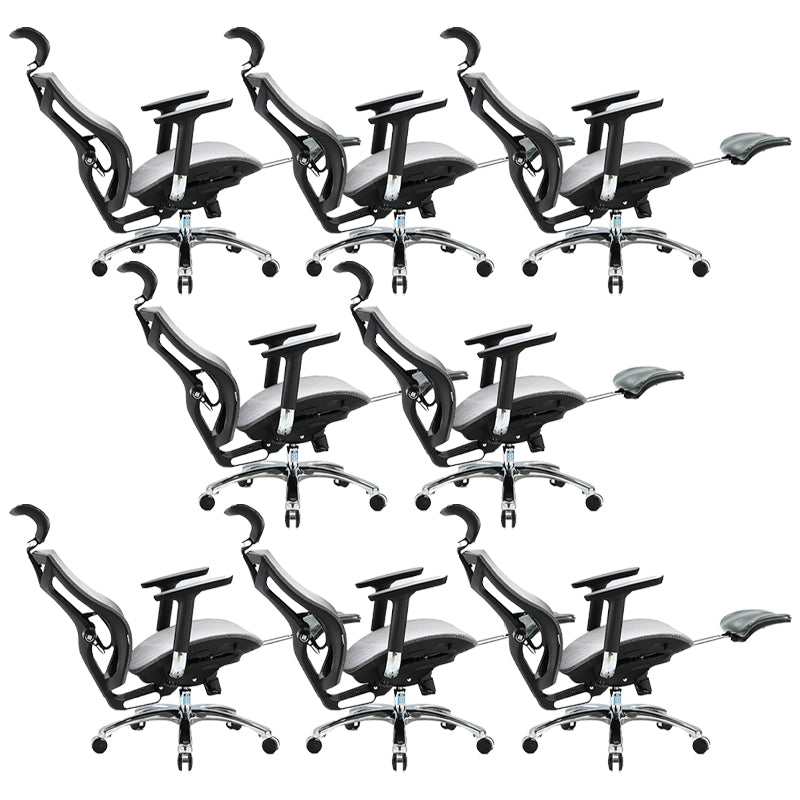 Sedia a braccia rimovibile moderna nessuna sedia da ufficio ergonomica angosciante con schiena traspirante