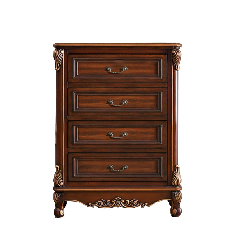 Klassieke Glam opbergkist Massief houten opbergkist met 4/5/6 lades