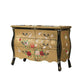 Klassieke Glam-dressoir massief houten opbergkast met 5/6/7/8/9 lades