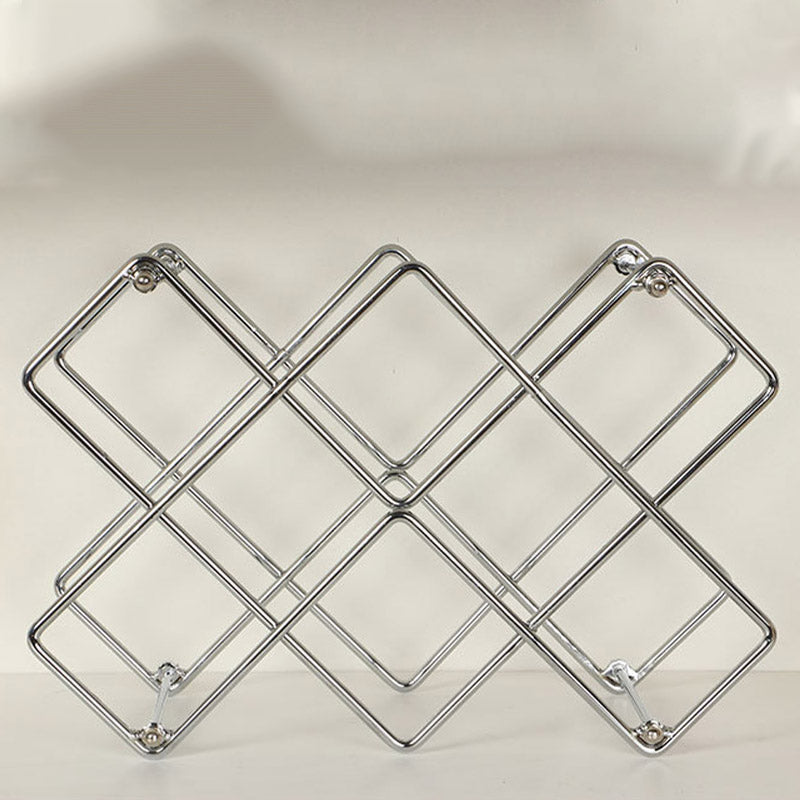 Porta bottiglia di vino in metallo glam glam bottiglia per soggiorno per soggiorno