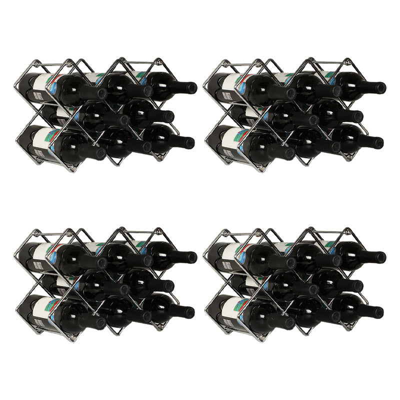 Porta bottiglia di vino in metallo glam glam bottiglia per soggiorno per soggiorno