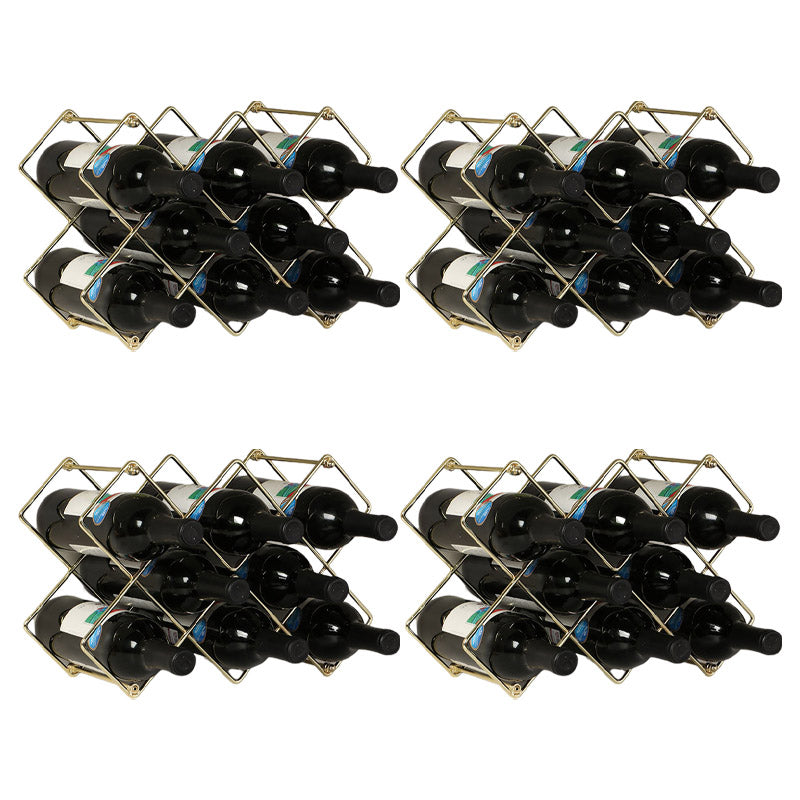 Porta bottiglia di vino in metallo glam glam bottiglia per soggiorno per soggiorno