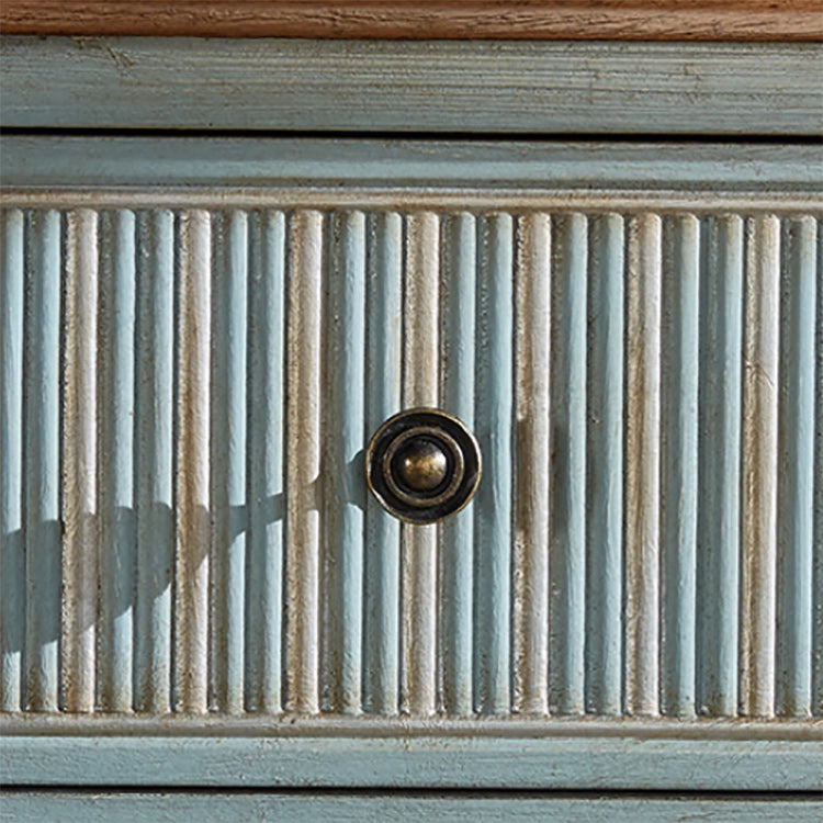 Cómoda tradicional de madera para lencería horizontal con cajones