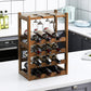 Countertop Wine Rack Solid Wood Wine Bottle Rack for Kitchen