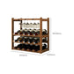 Countertop Wine Rack Solid Wood Wine Bottle Rack for Kitchen