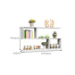 Modern Wooden Shelf Bookcase Wall Mounted Shelves Included Shelf for Bedroom