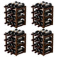 COMPTOPER MODIFICATION Rack à vin massif en bois massif Bouteille à vin pour le salon