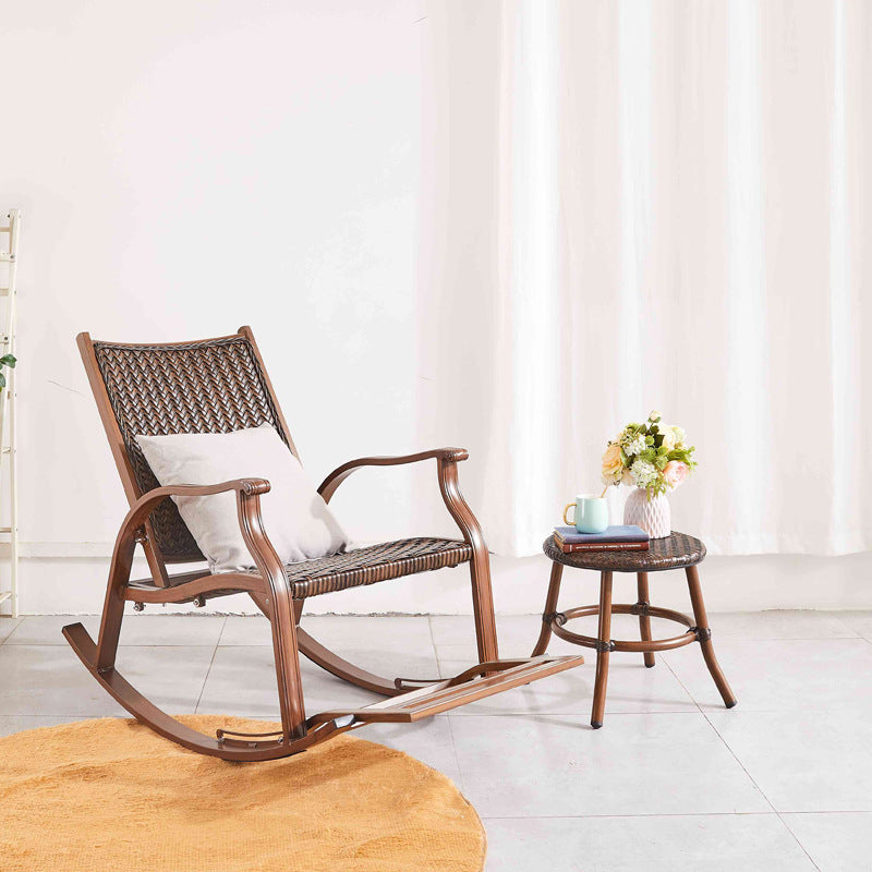 Moderne stijl lounge schommelstoel vrijetijds chaise chaise luie bank stoel