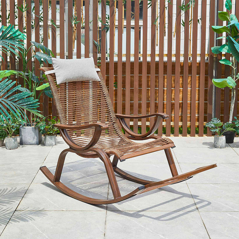 Moderne stijl lounge schommelstoel vrijetijds chaise chaise luie bank stoel