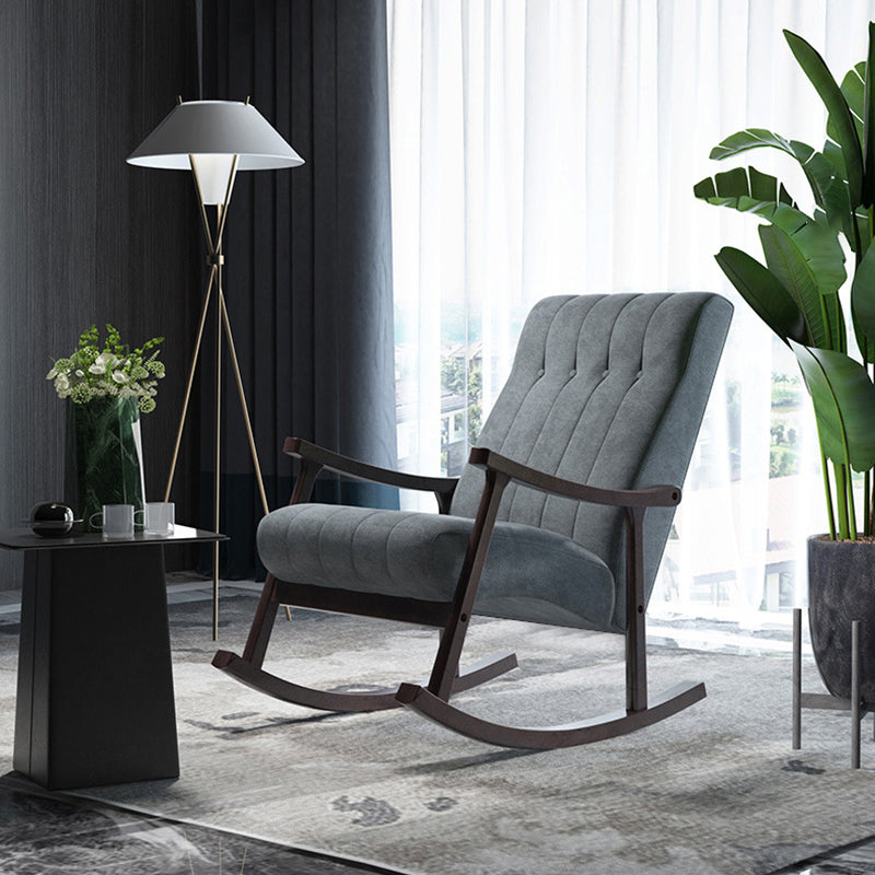 Modern Simple Style Sofa Rocking Chair Indoor Rocking Chair for Break Clearhalo 'Chairs & Seating' 'furn' 'furn_rocking_chairs' 'Furniture' 'Living Room Furniture' 'Rocking Chairs' 'rocking_chairs' 6959762