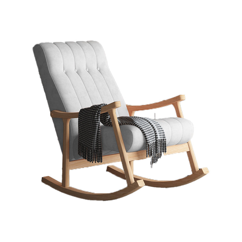 Modern Simple Style Sofa Rocking Chair Indoor Rocking Chair for Break Clearhalo 'Chairs & Seating' 'furn' 'furn_rocking_chairs' 'Furniture' 'Living Room Furniture' 'Rocking Chairs' 'rocking_chairs' 6959763