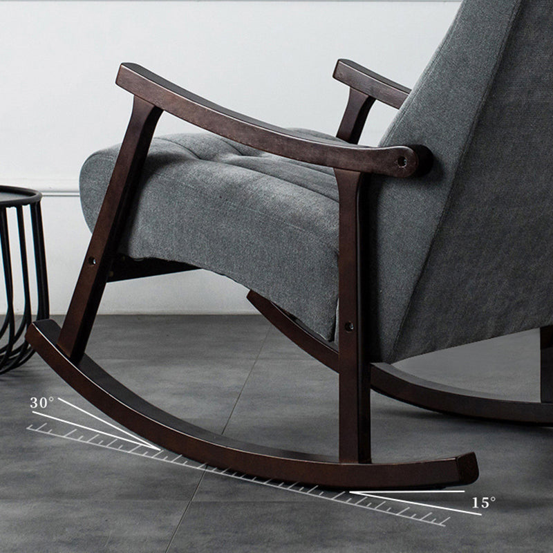 Modern Simple Style Sofa Rocking Chair Indoor Rocking Chair for Break Clearhalo 'Chairs & Seating' 'furn' 'furn_rocking_chairs' 'Furniture' 'Living Room Furniture' 'Rocking Chairs' 'rocking_chairs' 6959767