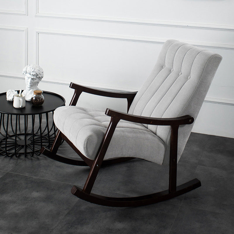 Modern Simple Style Sofa Rocking Chair Indoor Rocking Chair for Break Clearhalo 'Chairs & Seating' 'furn' 'furn_rocking_chairs' 'Furniture' 'Living Room Furniture' 'Rocking Chairs' 'rocking_chairs' 6959768