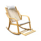 Vintage Style Wood Simple Rocking Chair Lounge Leisure Lazy Chair for Balcony Clearhalo 'Chairs & Seating' 'furn' 'furn_rocking_chairs' 'Furniture' 'Living Room Furniture' 'Rocking Chairs' 'rocking_chairs' 6959780